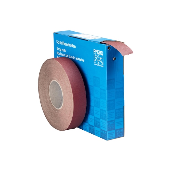 Pferd 1-1/2" Shop Roll - Resin/Resin Heavy Duty - 50 Yard Roll - Aluminum Oxide - 120 Grit 47169 - main